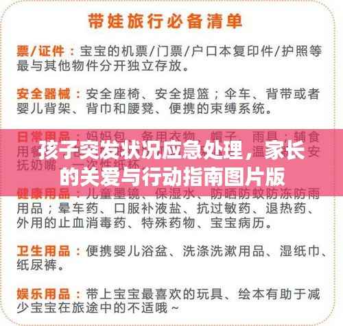 孩子突发状况应急处理，家长的关爱与行动指南图片版